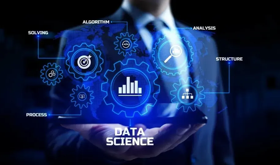 Data scientist analyzing business trends